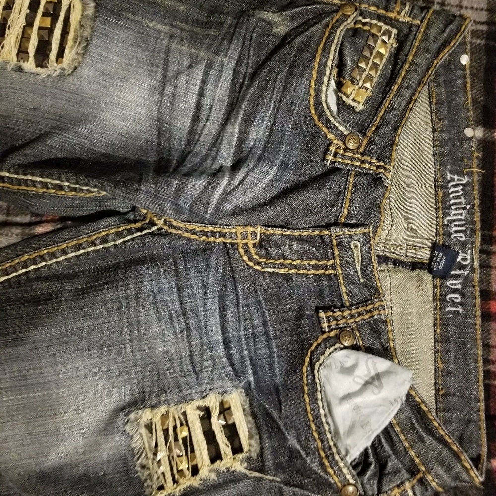 Antique Rivet Jeans